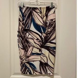 Floral Pencil Skirt